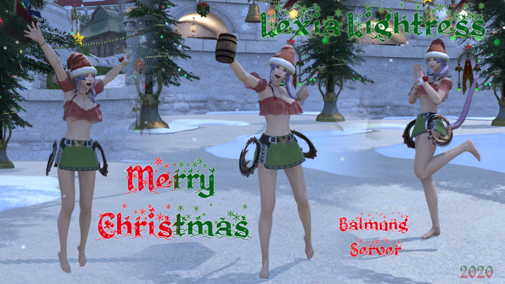 FFXIV Lexia Lightress Christmas 2020